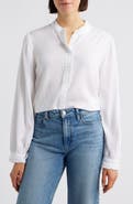 Cloth & Stone Frill Placket Shirt