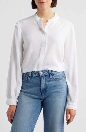 Cloth & Stone Frill Placket Shirt