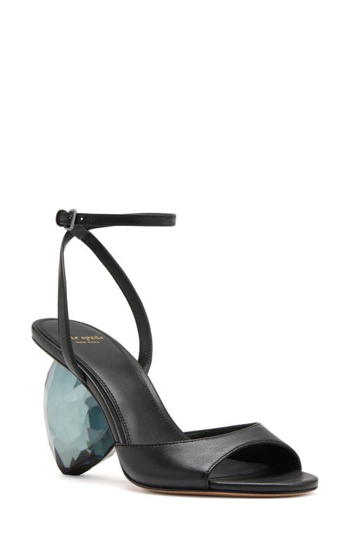 Shop Kate Spade New York Heart Ankle Strap Sandal In Black
