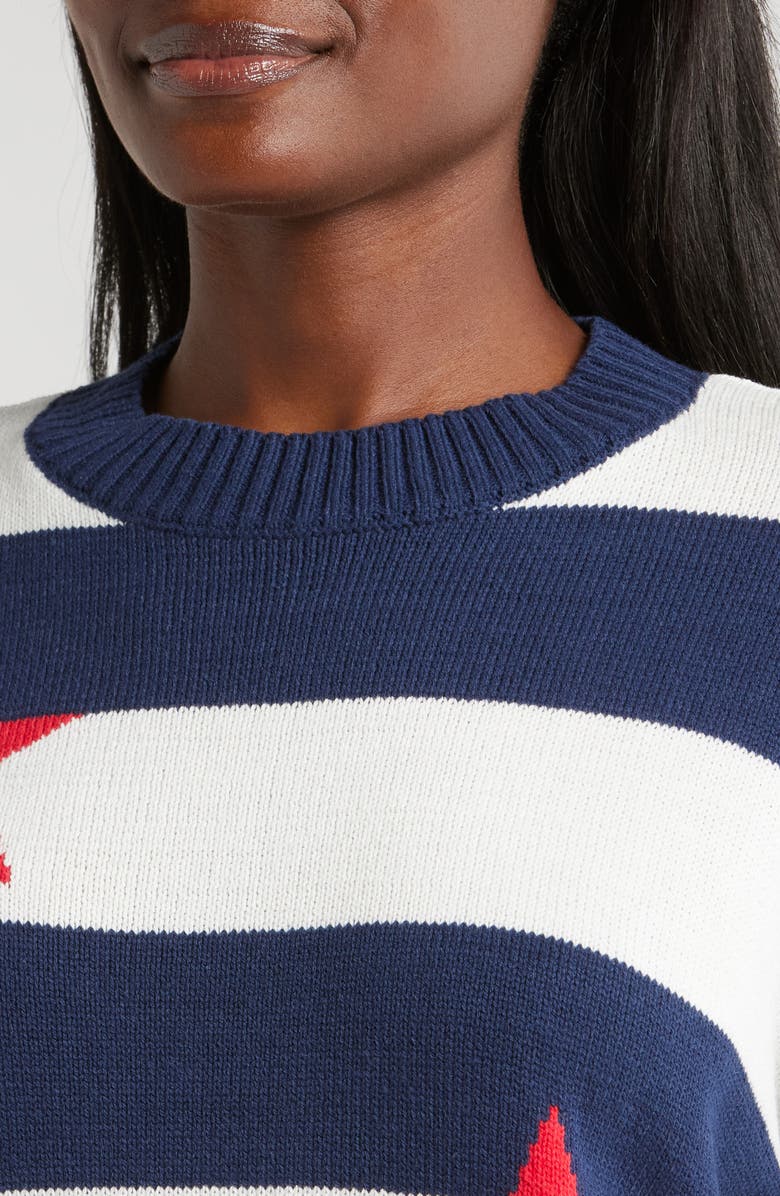 Beach Riot Callie Cotton Blend Sweater, Alternate, color, 