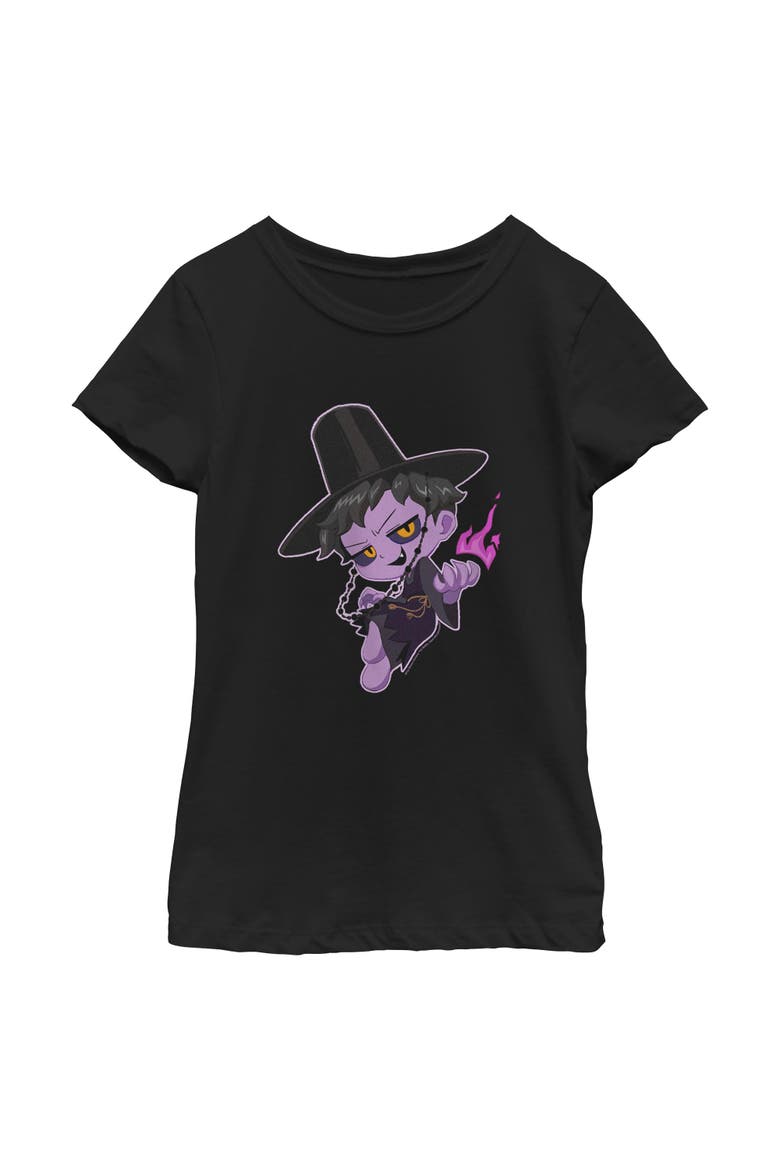 Girl's KPop Demon Hunters Devil Jinu  Graphic T-Shirt, Main, color, Black