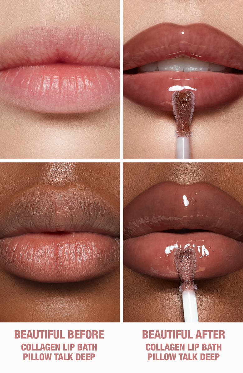 Charlotte Tilbury Collagen Lip Bath Lip Gloss, Alternate, color, Pillow Talk Deep