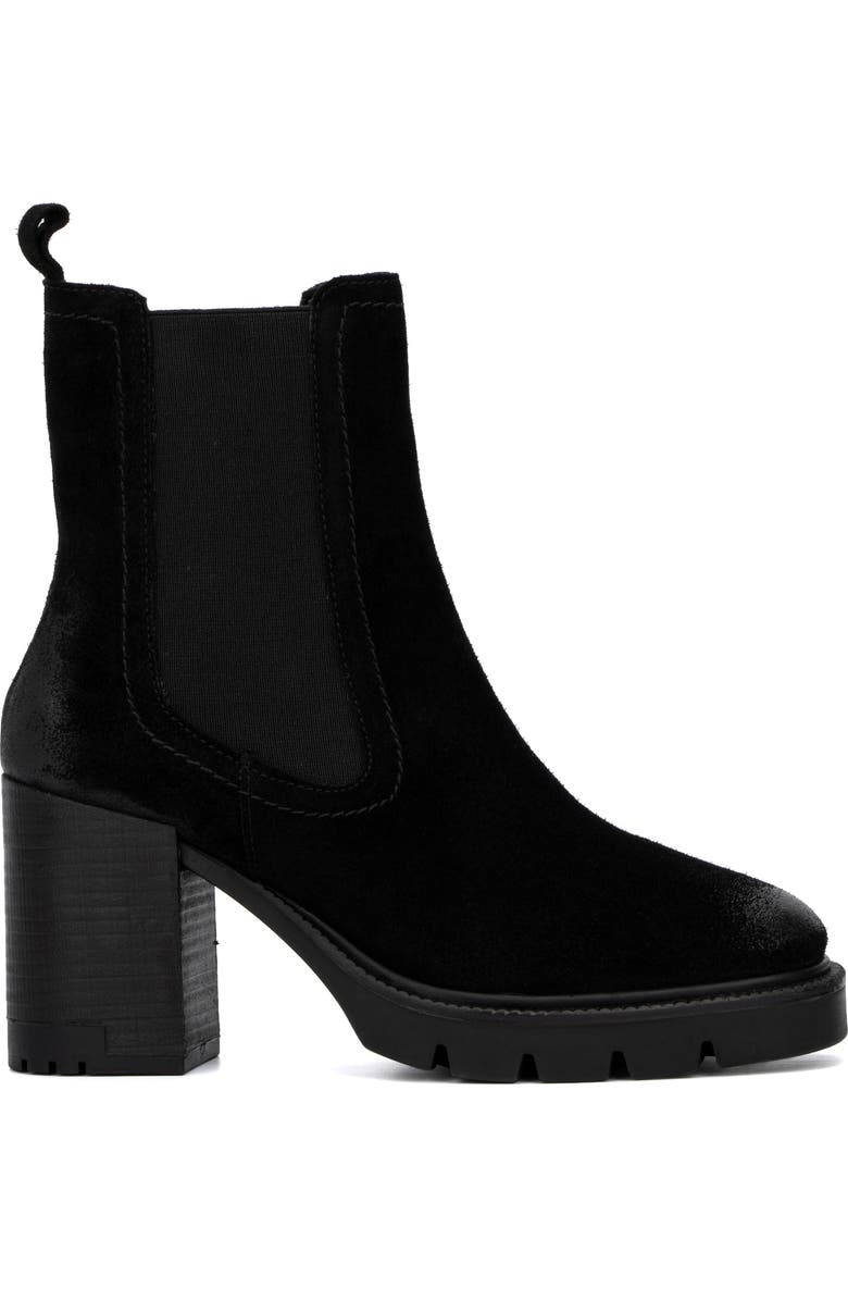 VINTAGE FOUNDRY Penelope Leather Bootie, Alternate, color, Black