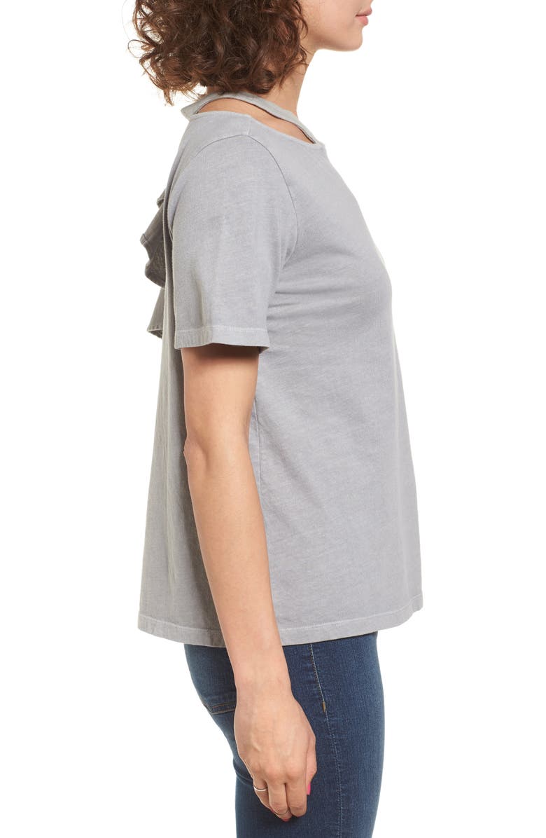 BP. Ruffle Cutout Tee, Alternate, color, 