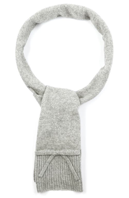 Kate Spade New York Bow Wool Scarf In Gray