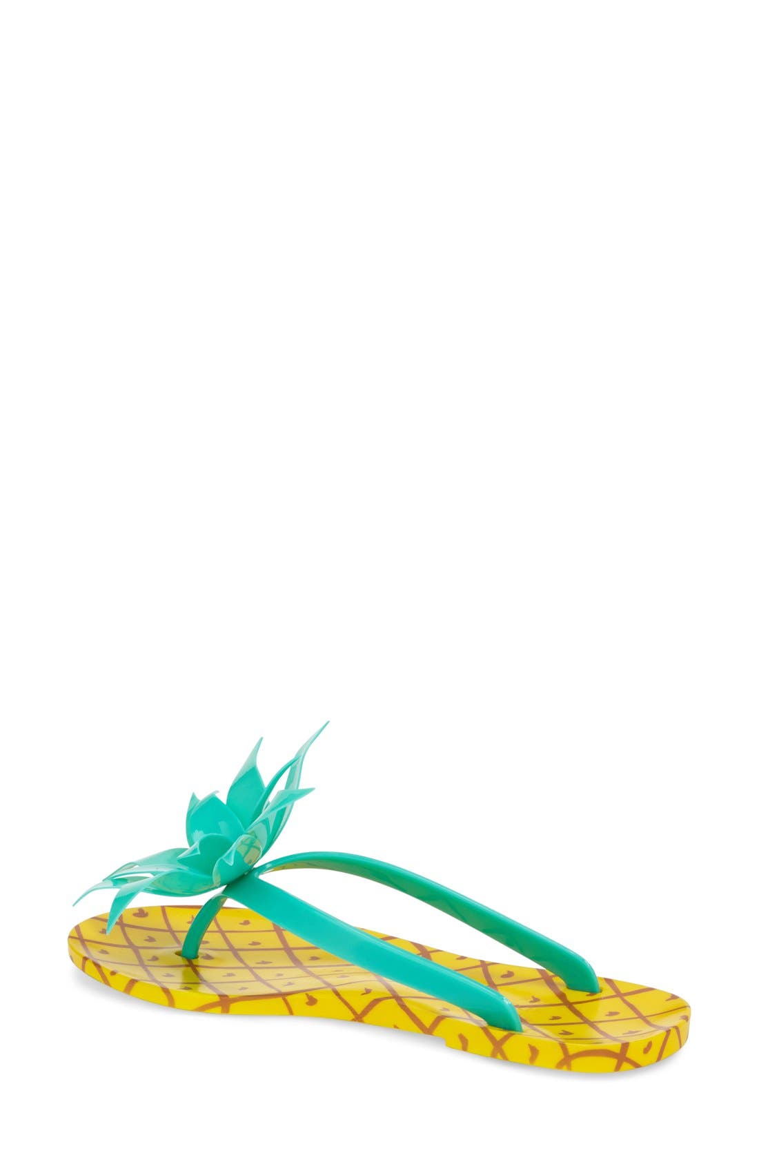 Kate Spade New York 'flynn' pineapple flip flop, Alternate, color, 