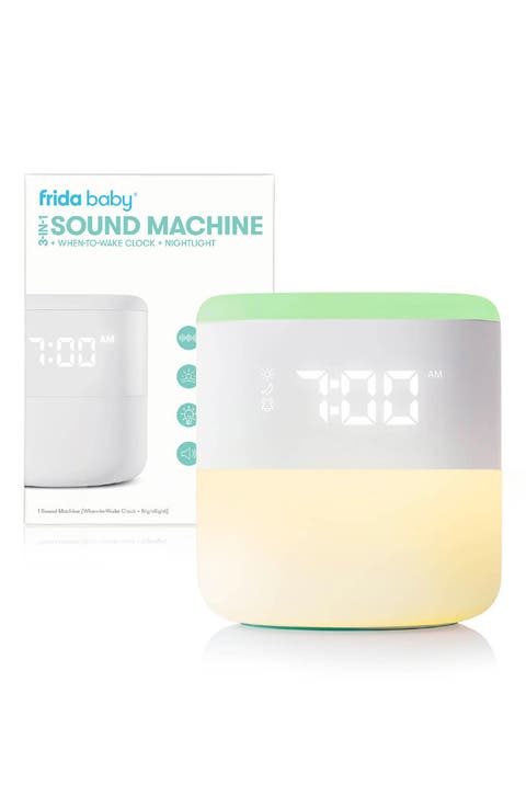 3-in-1 Sound Machine + When to Wake™ Clock & Nightlight