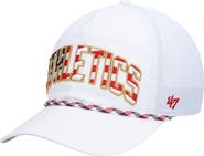 '47 Men's '47 White Oakland Athletics Flag Flutter Hitch Snapback Hat