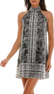 Socialite Paisley Shift Minidress