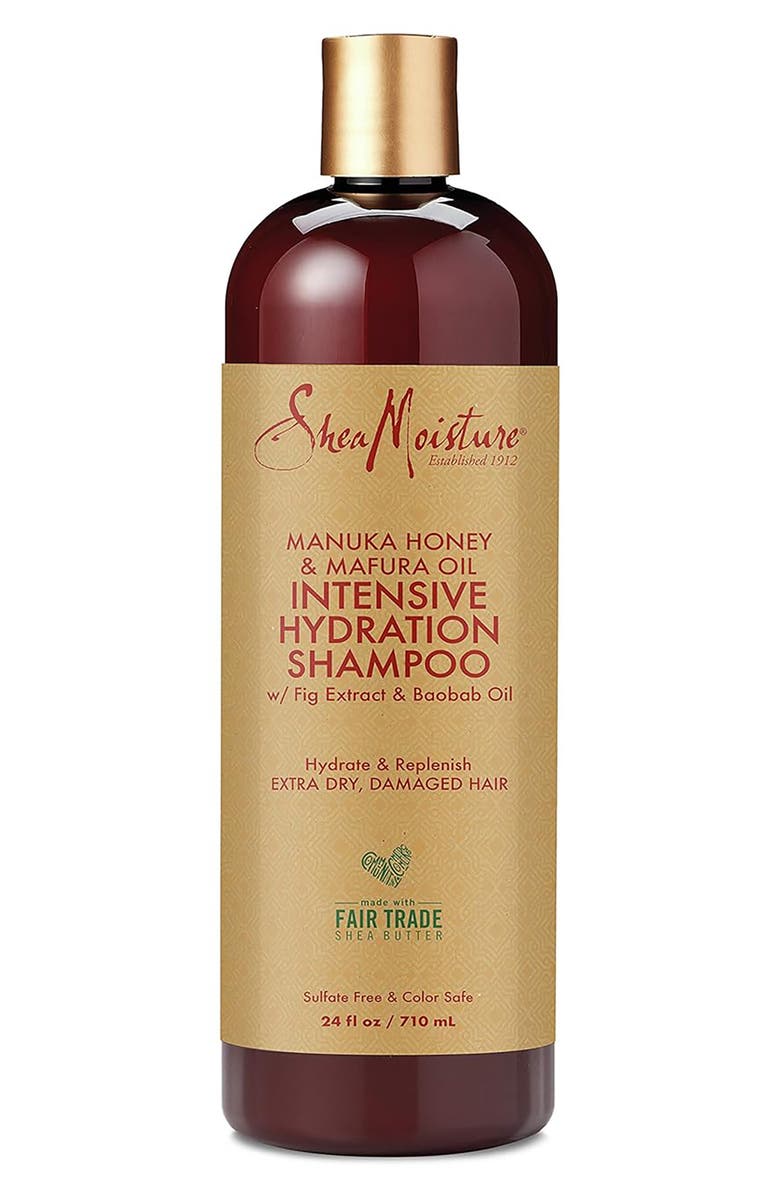 SHEA MOISTURE Manuka Honey & Mafura Oil Intensive Hydration Shampoo, Main, color, 