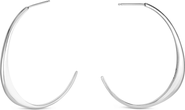 Nabs And Babs Hiba Hoop Sterling Silver Earrings