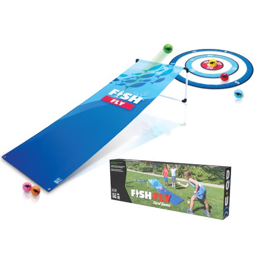 Do-U-Play Fish Fly Yard Game, Launch The Ball Off The Ramp, Family Game in Multicolored  product
