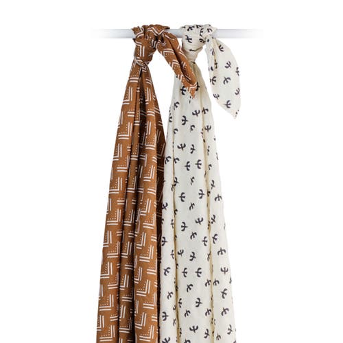 Lulujo Cotton Muslin Swaddles 2 Pack