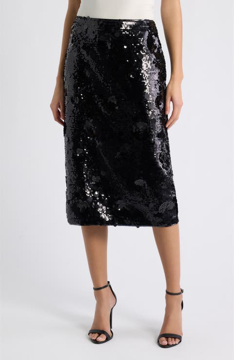 The Amira Sequin Skirt