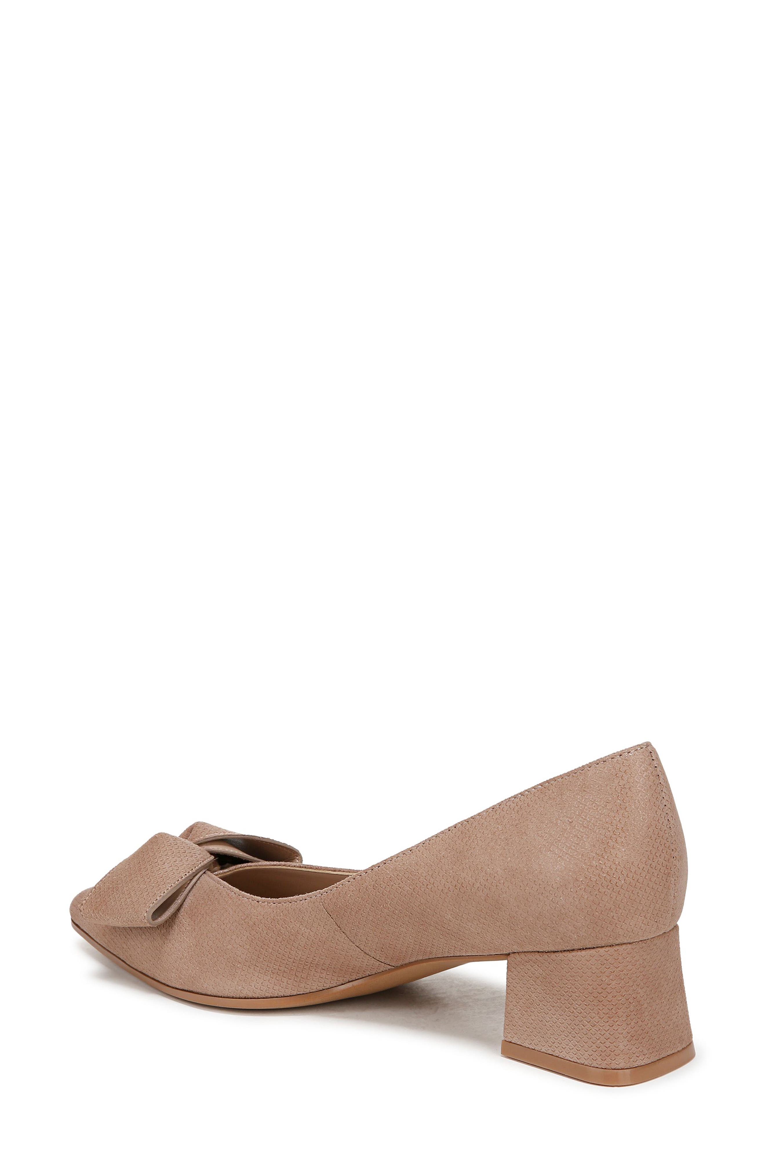 Mavis Bow Pointed Toe Pump, Alternate, color, TAUPE