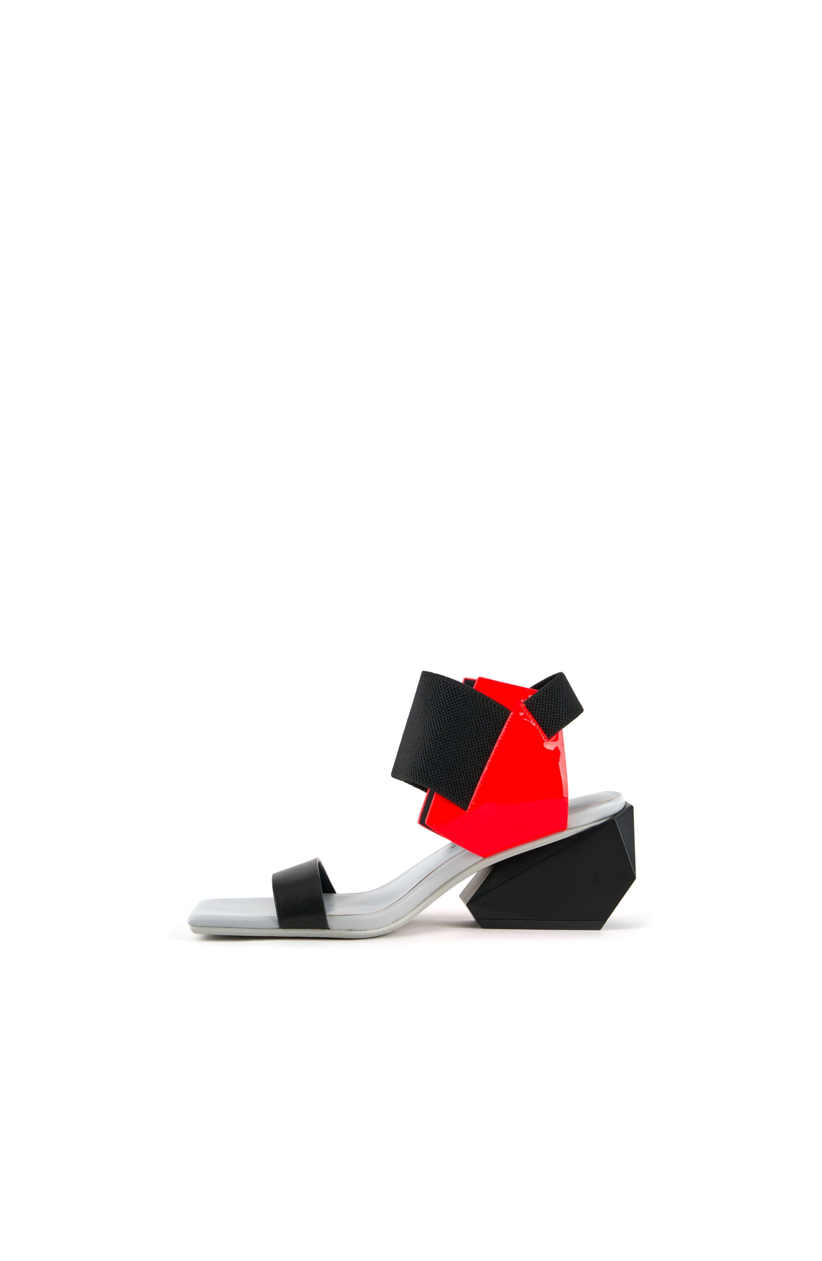 Ricky Sandal Mid, Alternate, color, Fluo Red