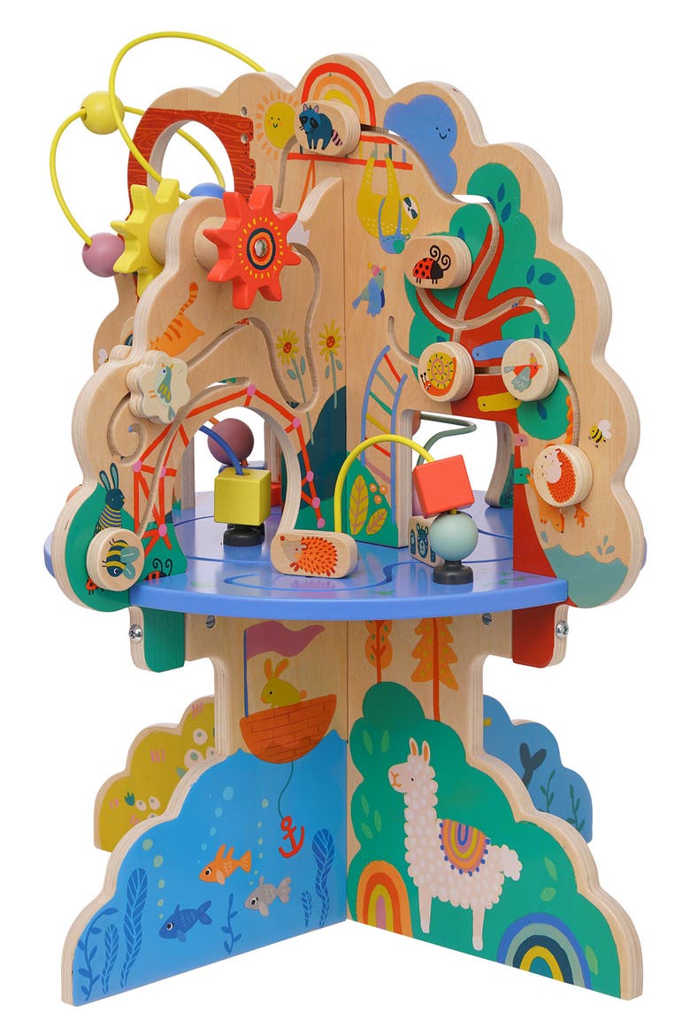 Playground Adventure Wooden Activity Center, Alternate, color, MULTI