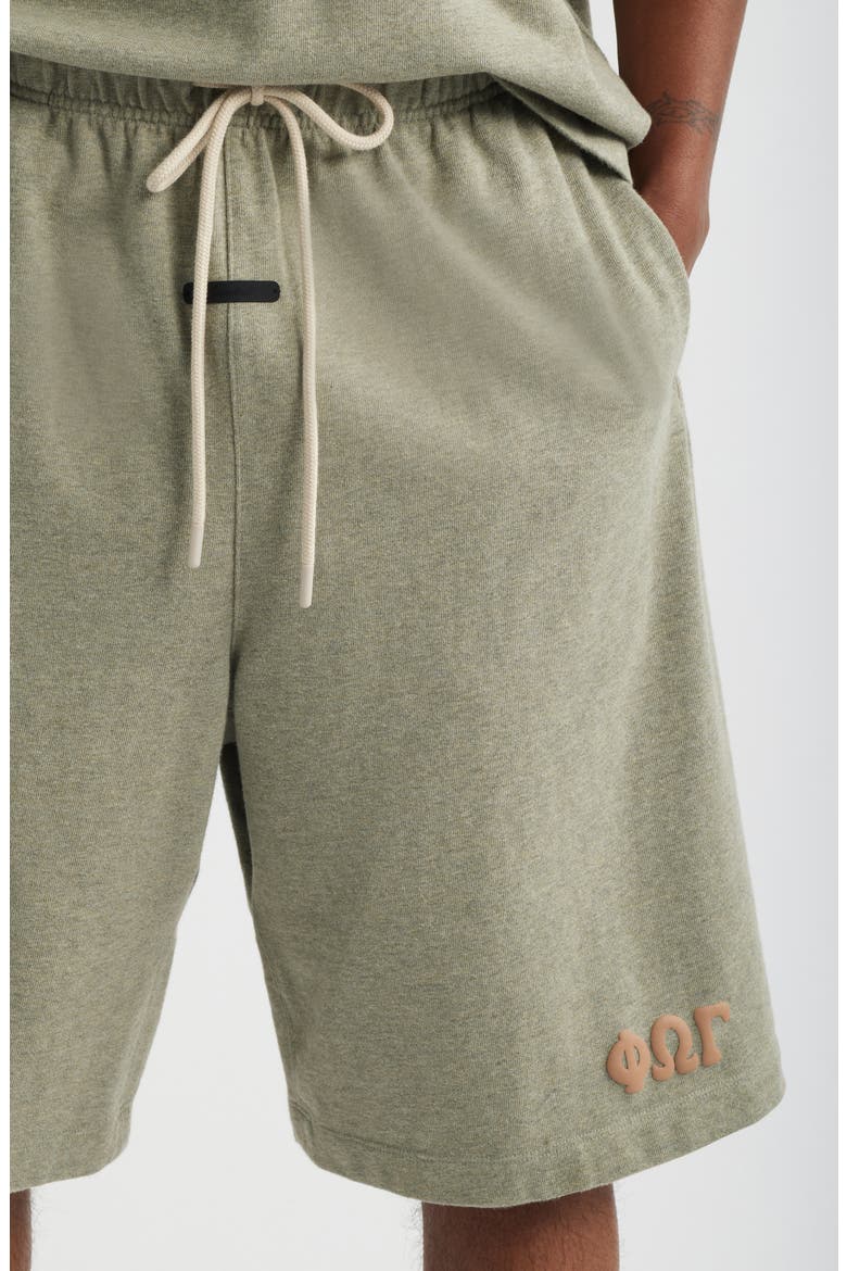 '90s Drawstring Sweat Shorts, Alternate, color, WASHED SEAL HEATHER