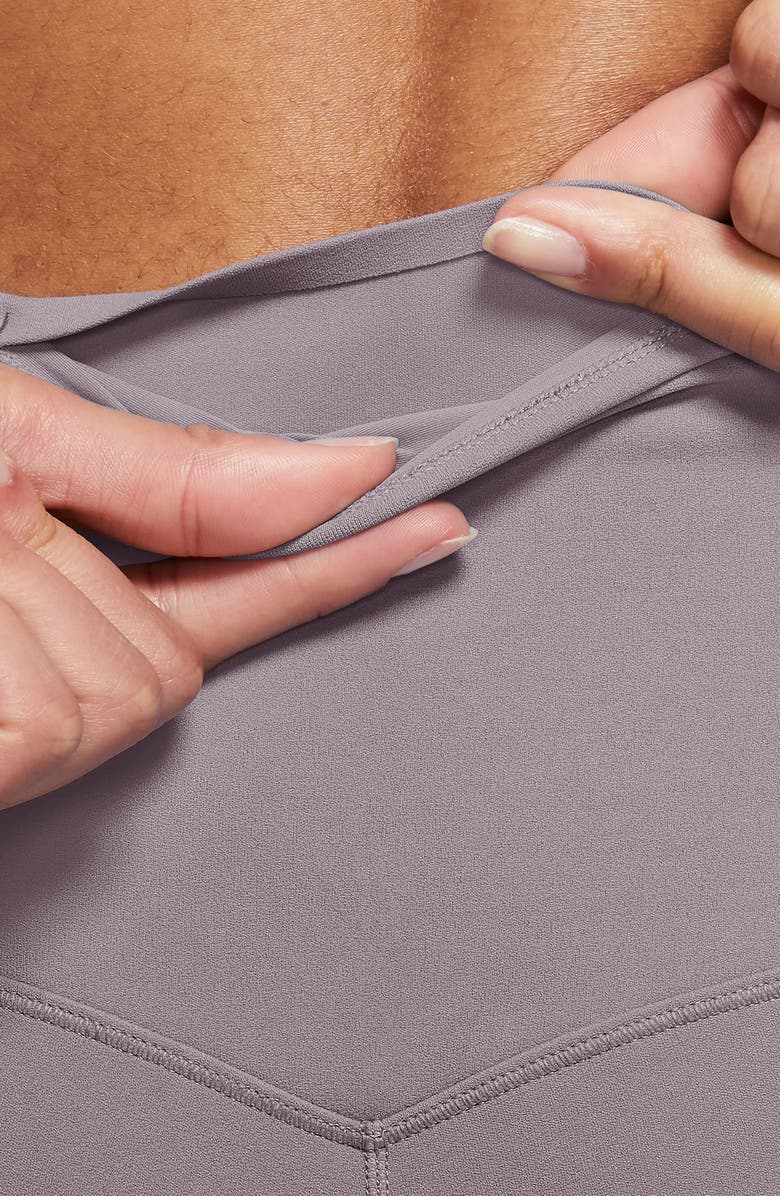 Nike Zenvy Gentle-Support High-Waisted 7/8 Leggings, Alternate, color, Ltvlor/ Black