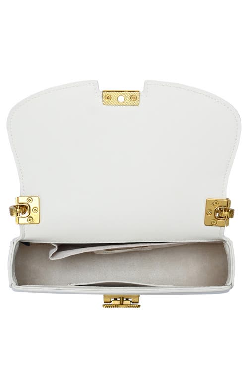 Rachel Zoe Rib Buckle Shoulder Bag In Bone