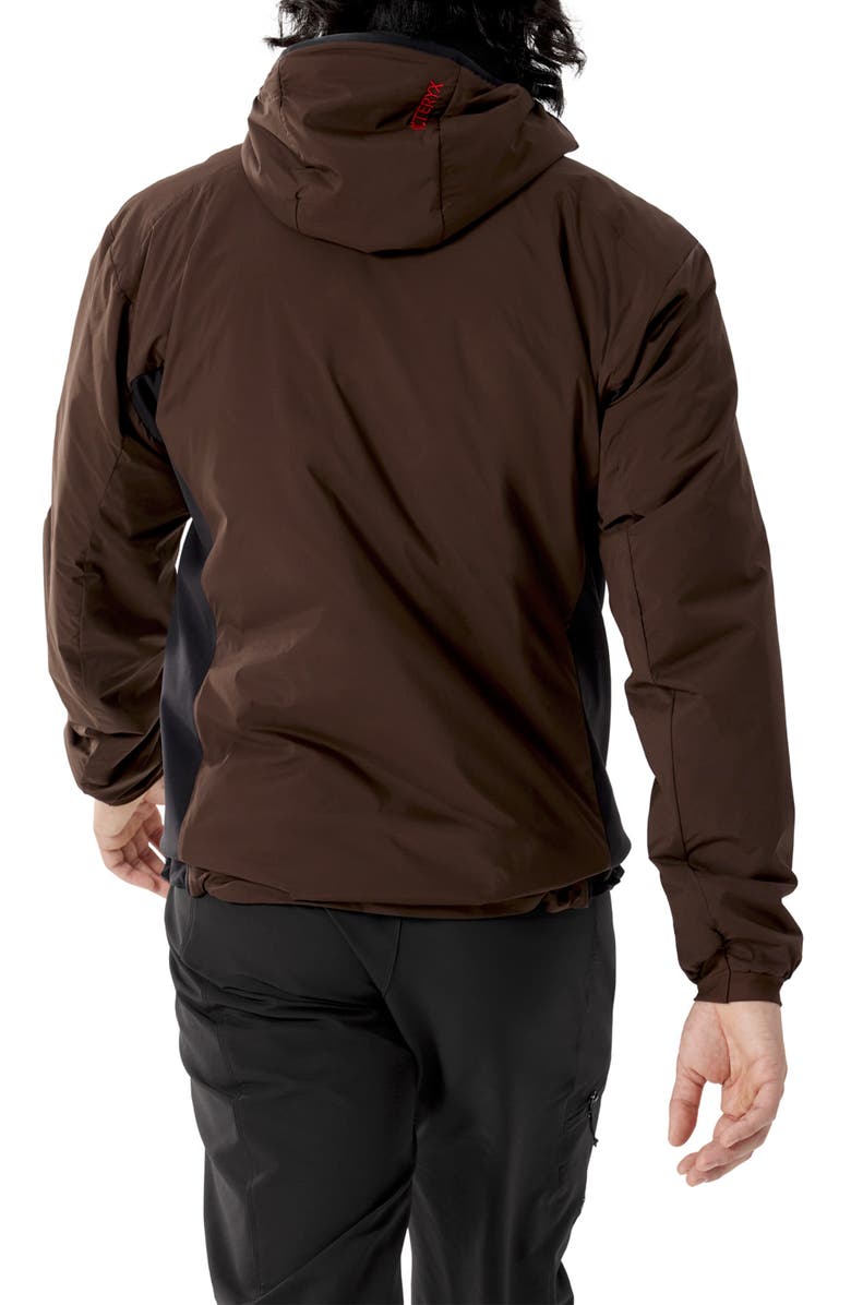 Arc'teryx Atom Hoodie, Alternate, color, Carob / Black / Dynasty