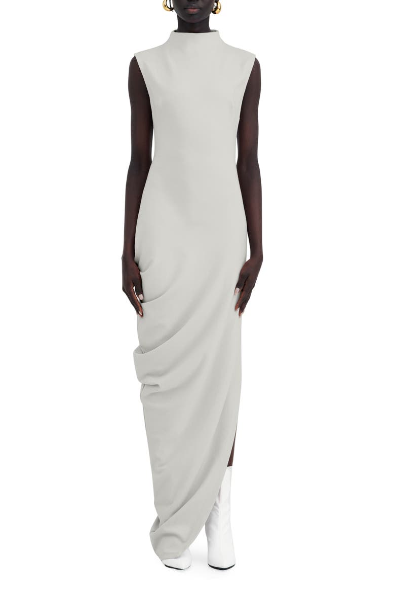 Bond Ruched Sleeveless Maxi Dress, Main, color, MIST