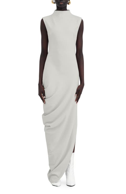 Bond Ruched Sleeveless Maxi Dress