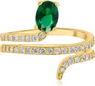 CZ by Kenneth Jay Lane Serpent Cubic Zirconia Ring
