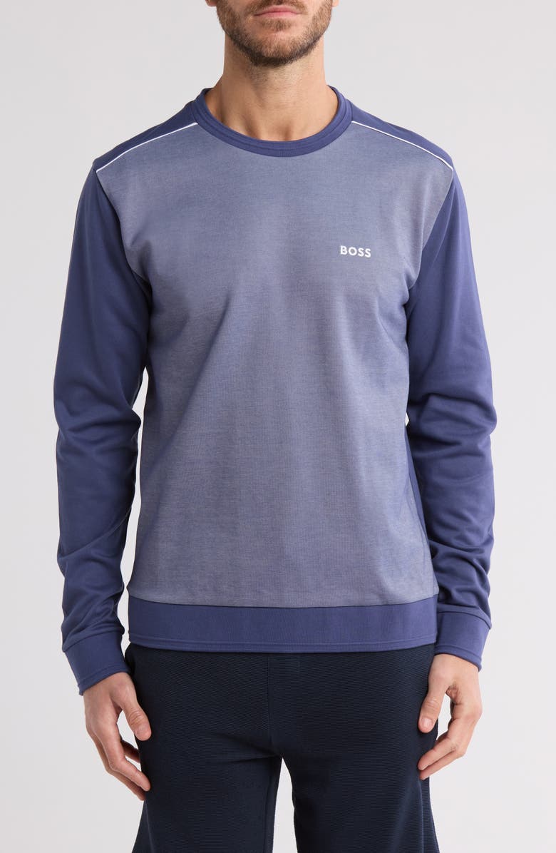 BOSS Tracksuit Sweatshirt, Main, color, 