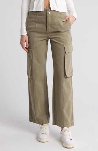 Elodie High Waist Wide Leg Cargo Pants