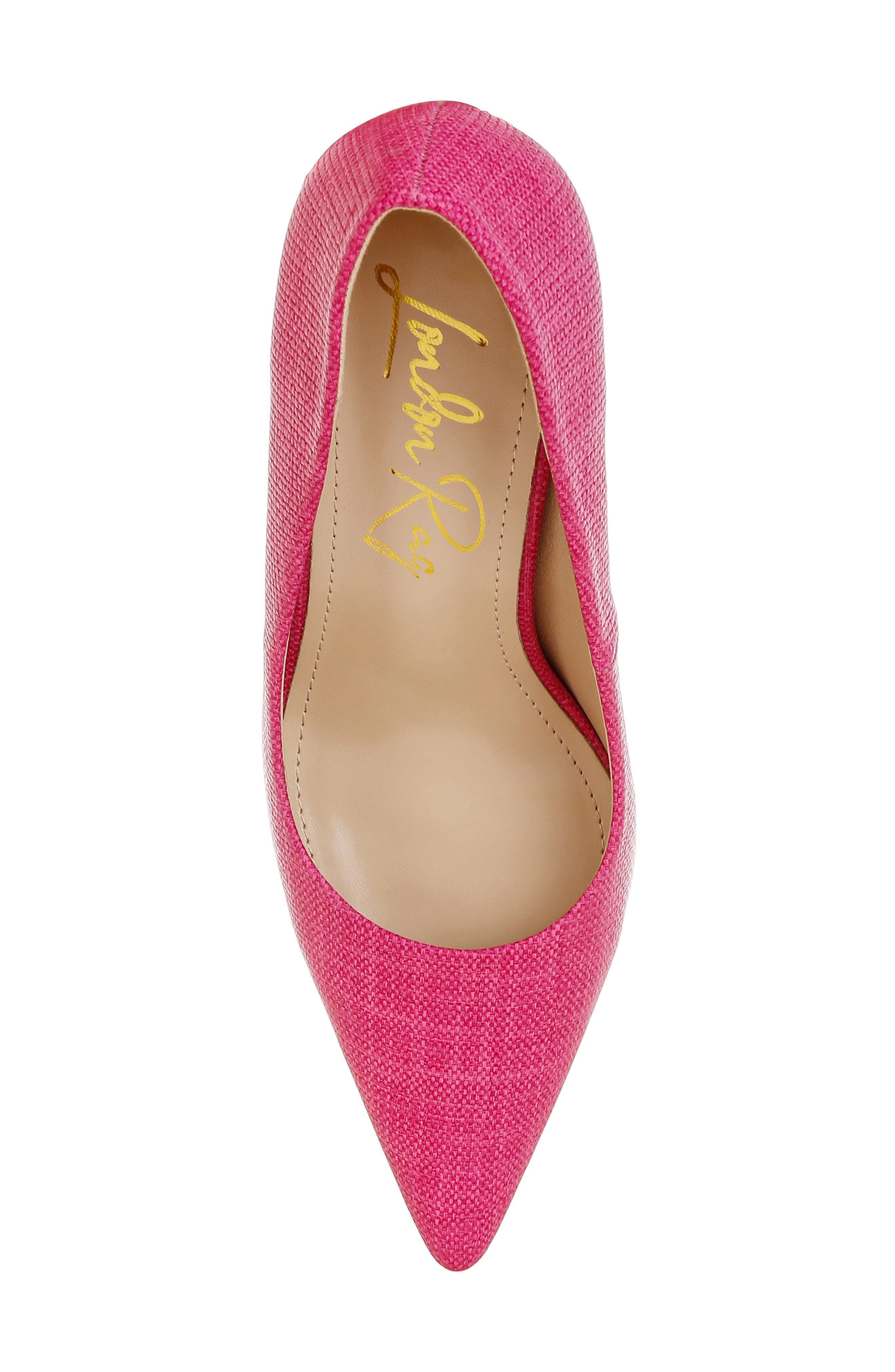LONDON RAG Zuzana Pointed Toe Pump, Alternate, color, Pink