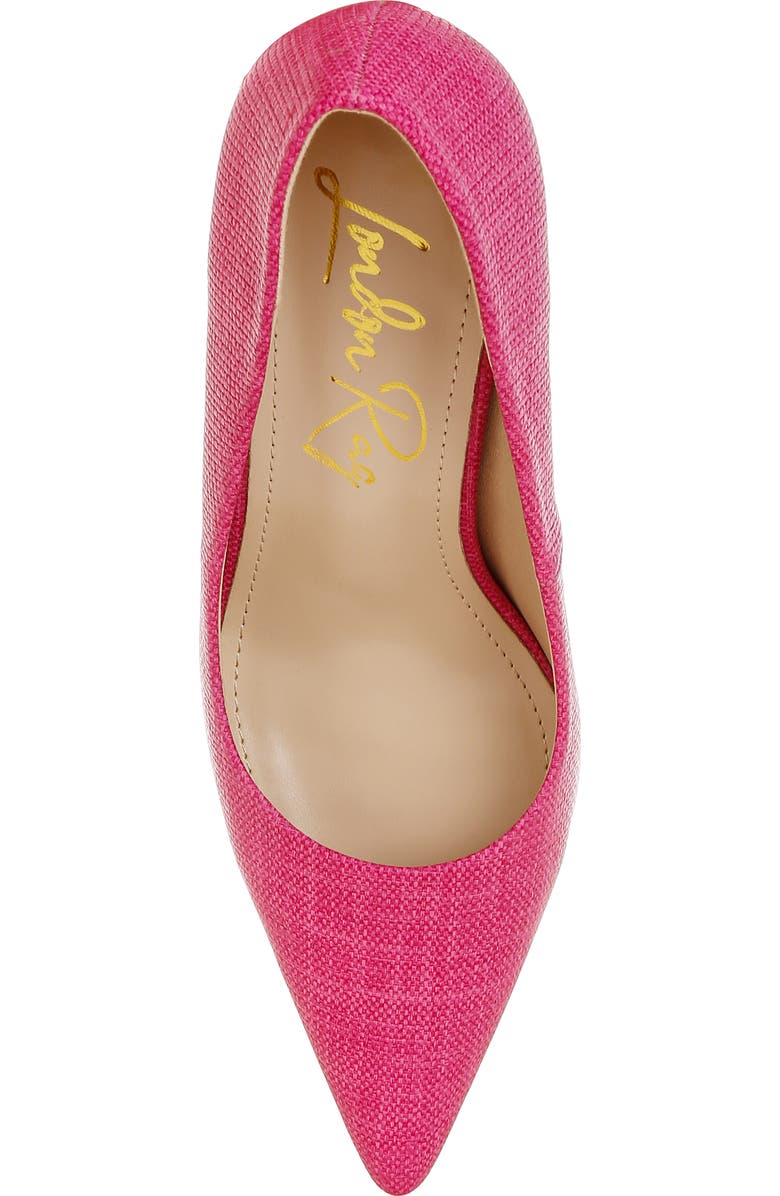 LONDON RAG Zuzana Pointed Toe Pump, Alternate, color, Pink