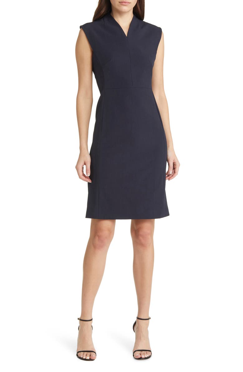 M.M.LaFleur The Aditi Recycled WonderTex Sheath Dress, Main, color,