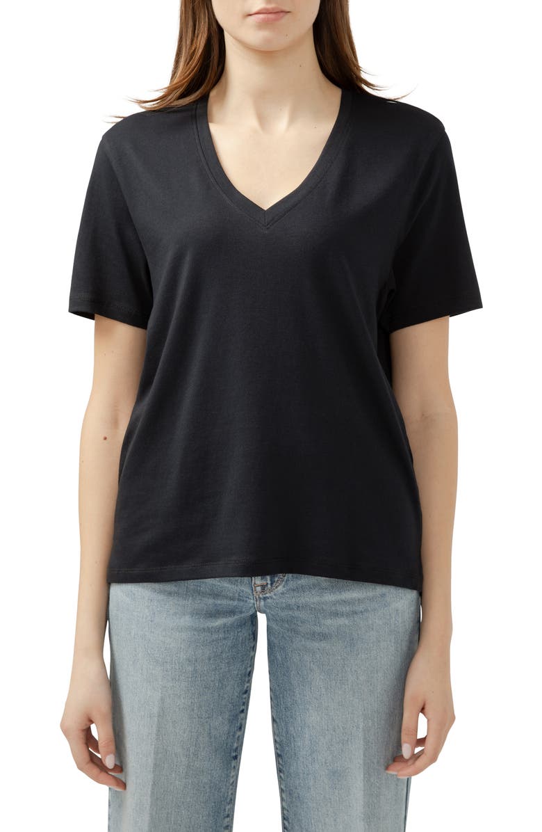 JAG V-Neck Cotton & Modal T-Shirt, Main, color, 