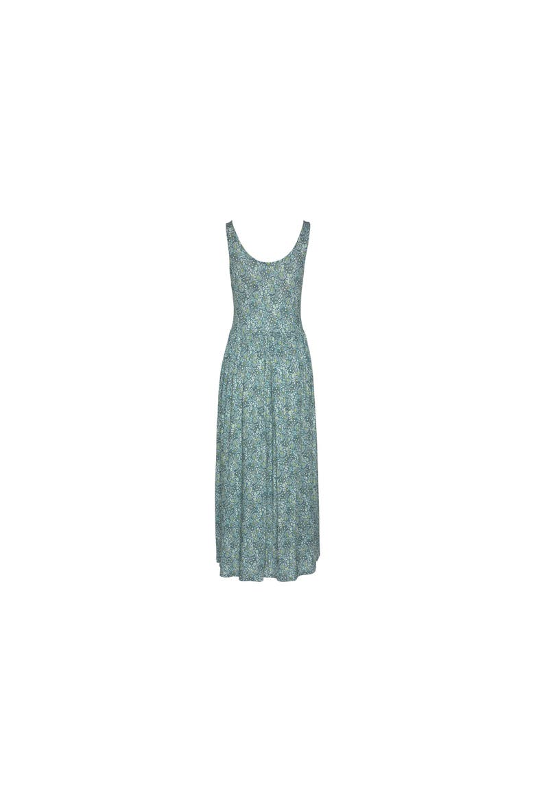 Printed Scoop Neck Dress, Alternate, color, Mint Printed