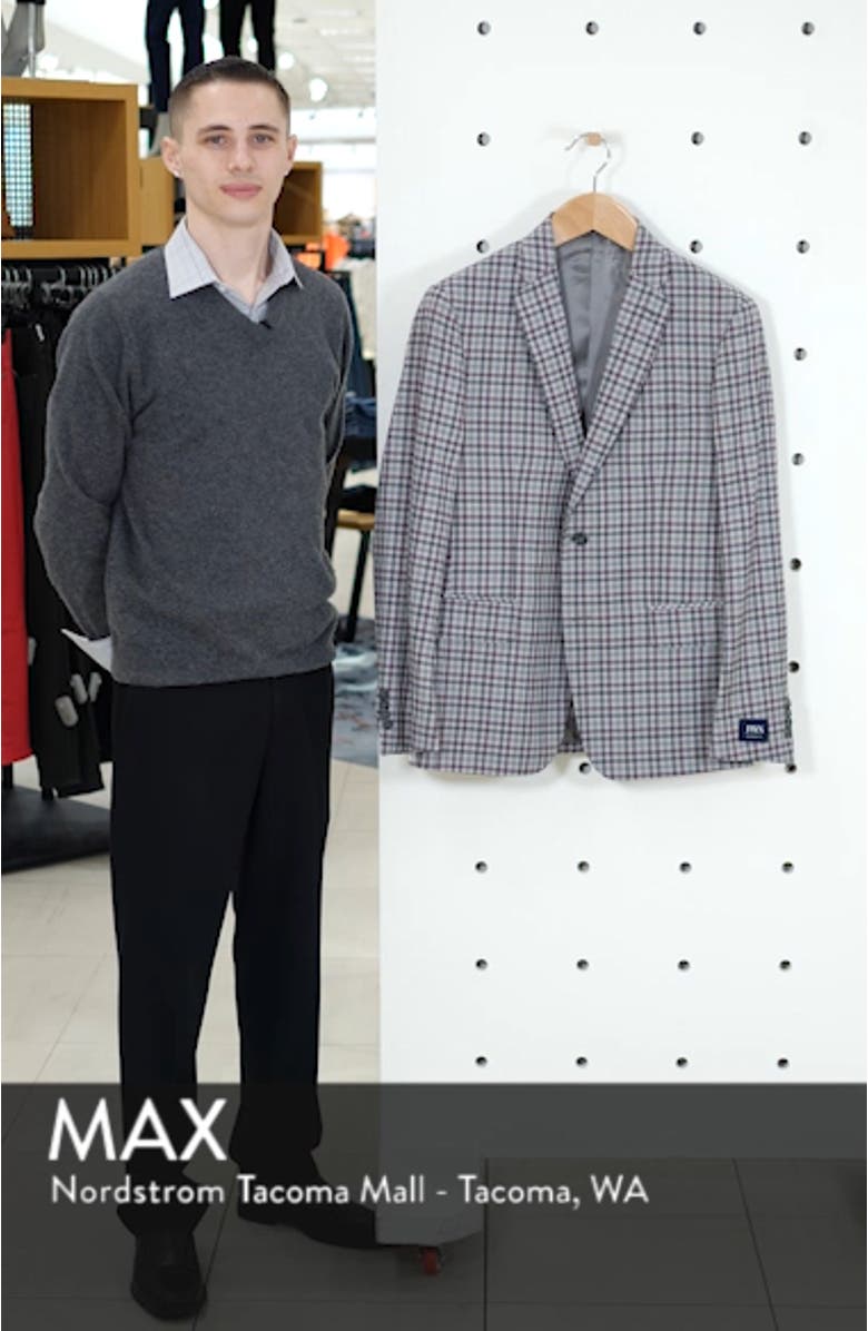 Traditional Fit Check Sport Coat, sales video thumbnail
