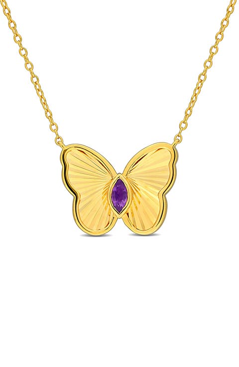 Butterfly Pendant Necklace