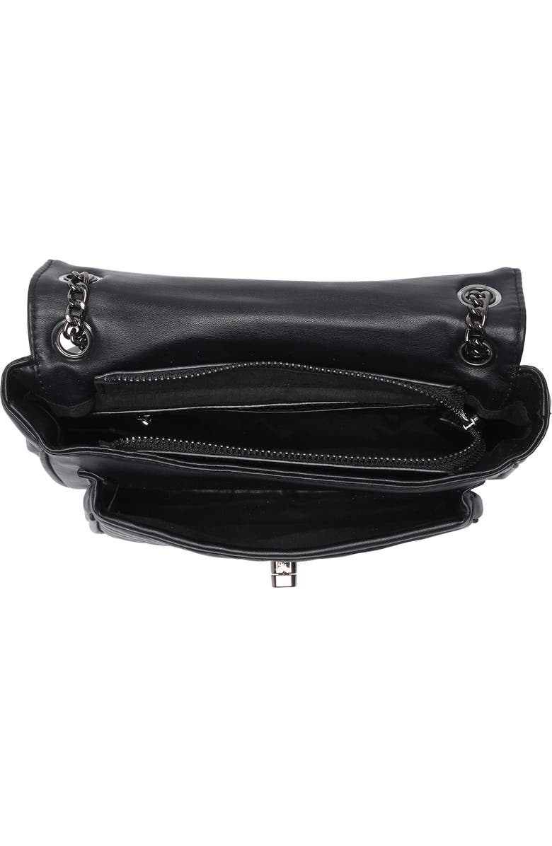 Badgley Mischka Collection Quilted Flap Crossbody Bag, Alternate, color,