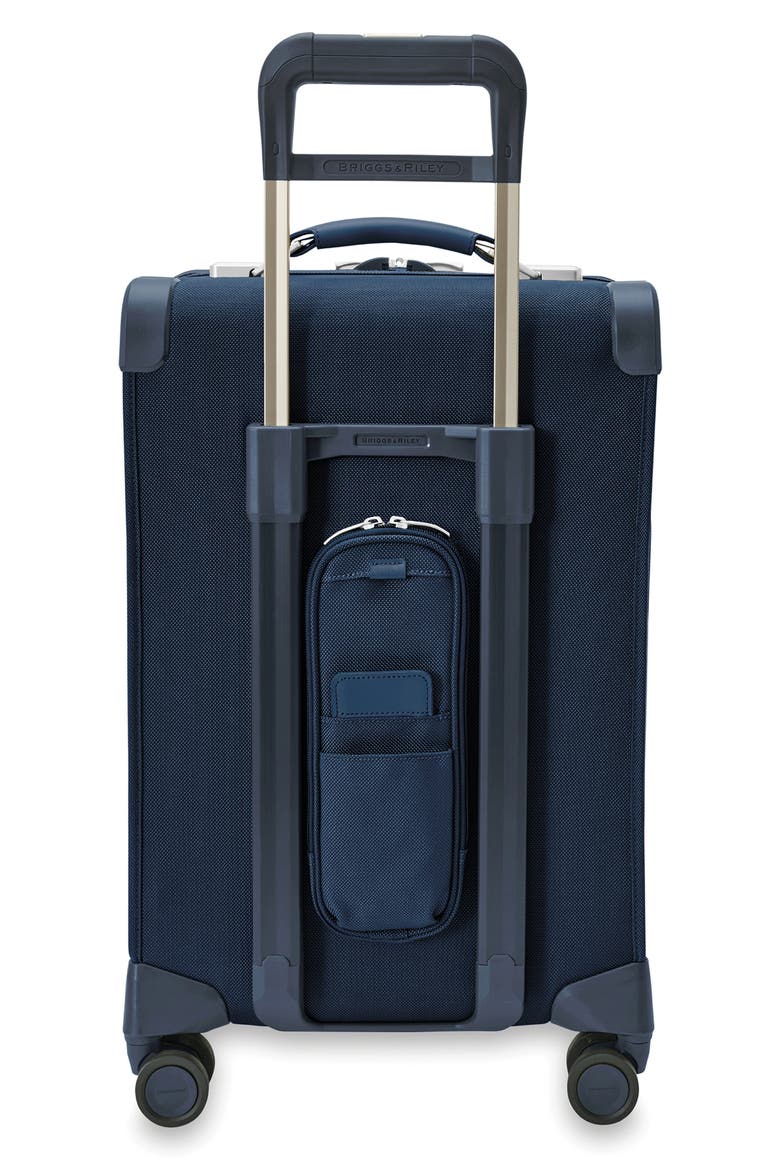 Baseline Essential 22-Inch Expandable Spinner Carry-On Bag, Alternate, color, NAVY