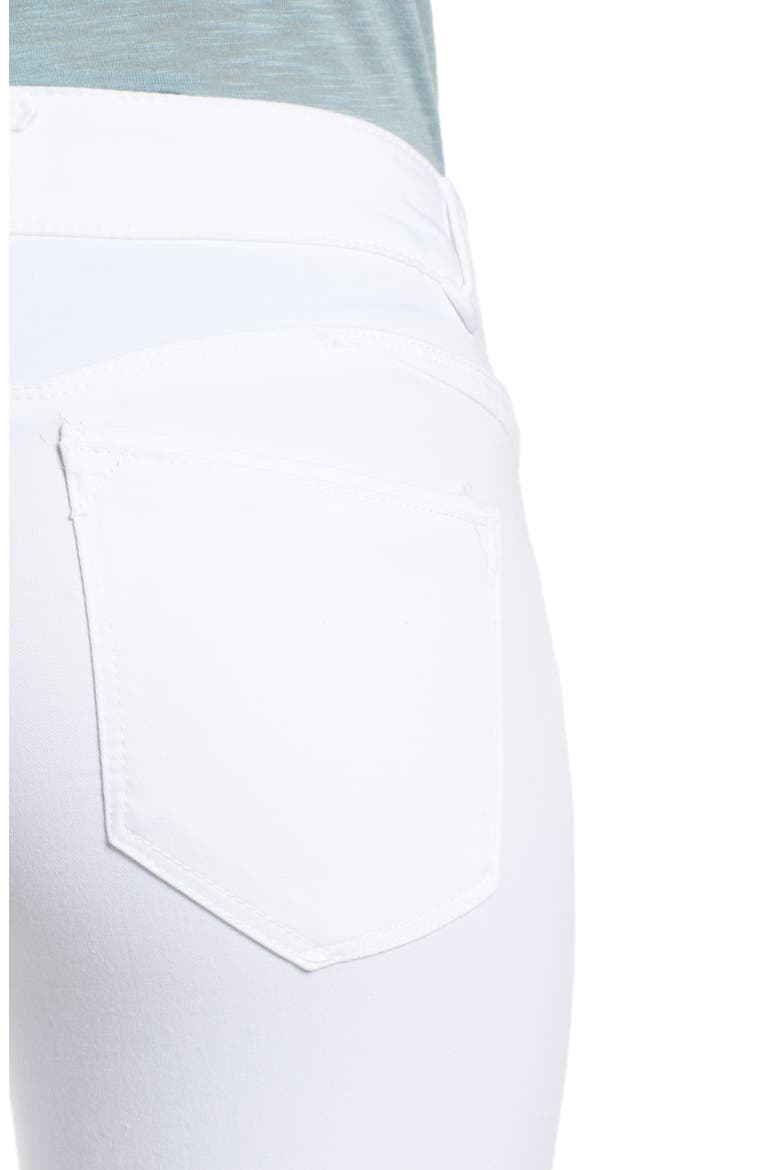 Ab-Solution Ankle Skimmer Jeans (Nordstrom Exclusive), Alternate, color, OPTIC WHITE