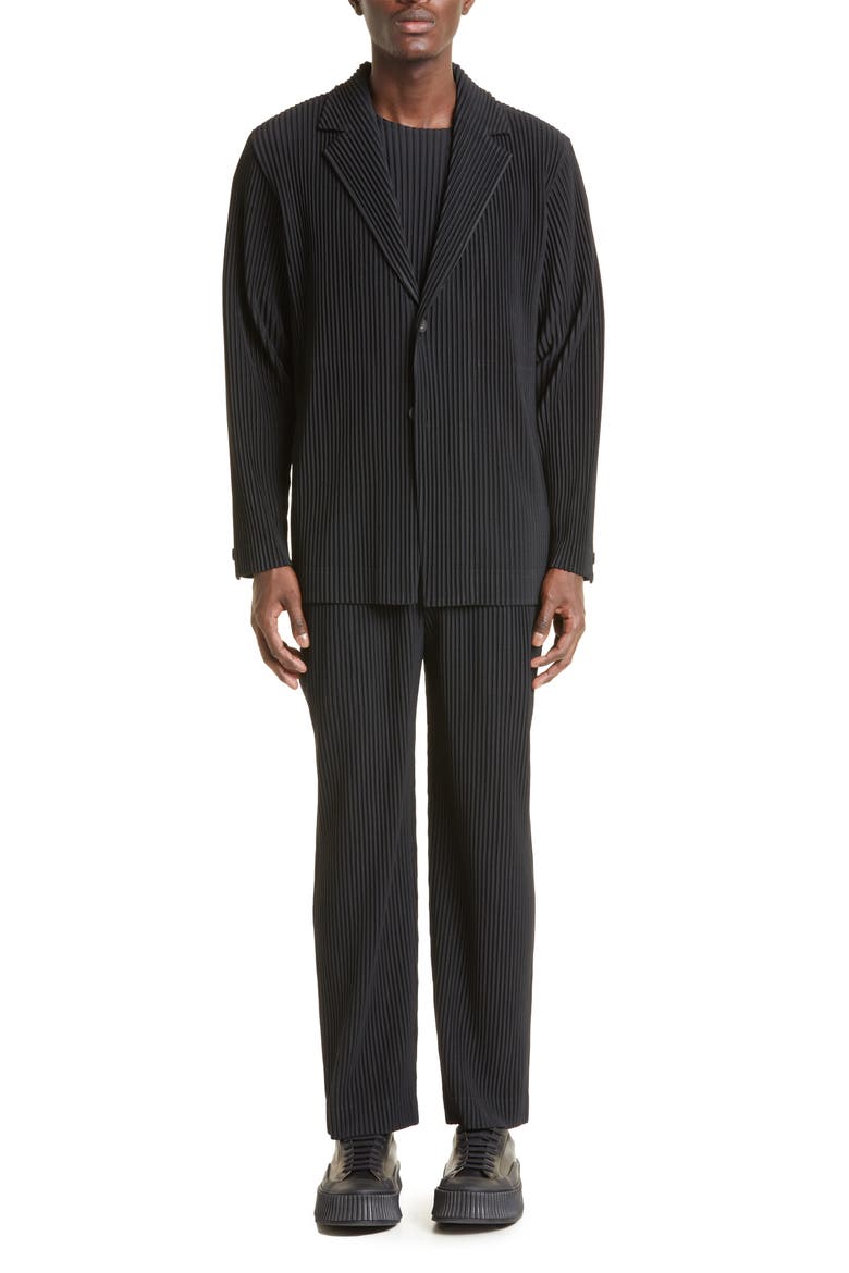 Pleated Sport Coat, Alternate, color, 15-BLACK