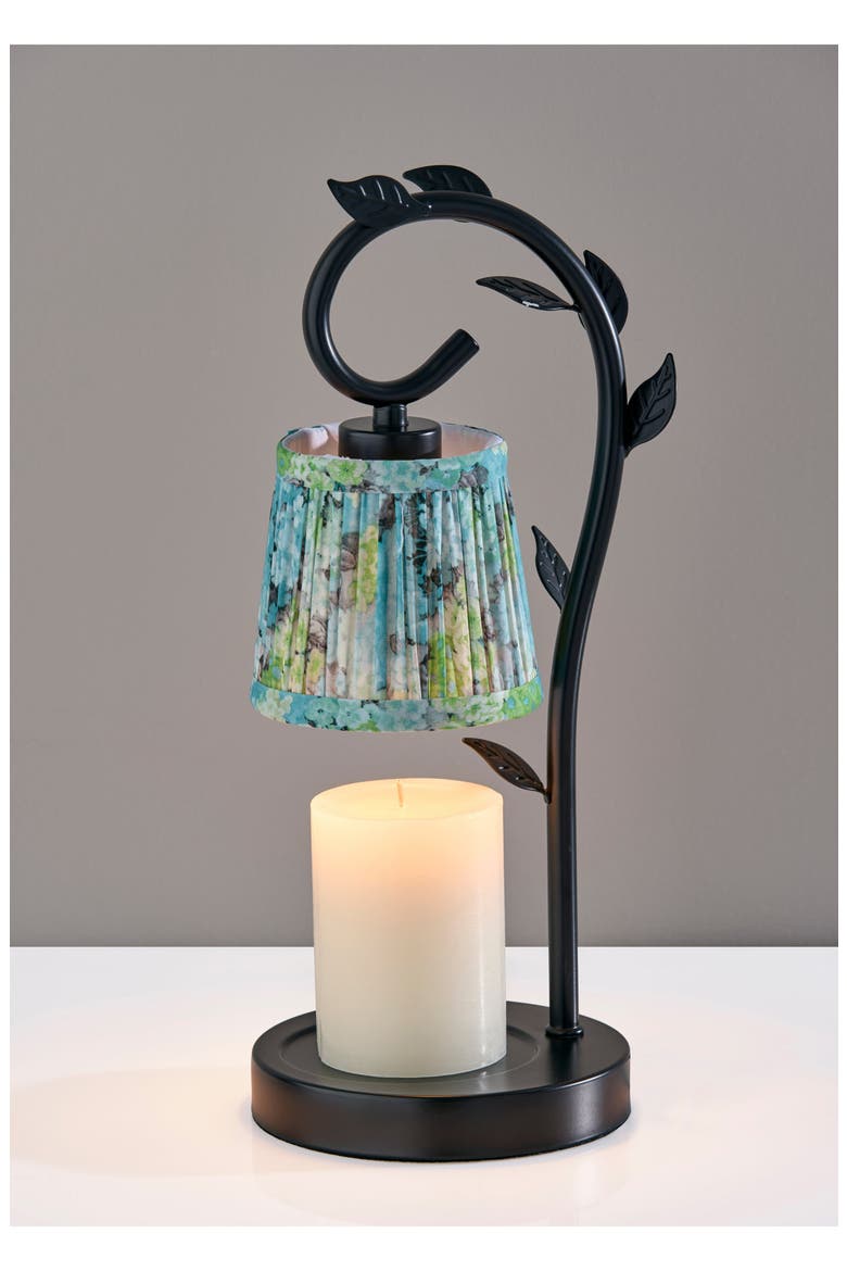 Ivy Candle Warmer Lamp, Alternate, color, BLACK