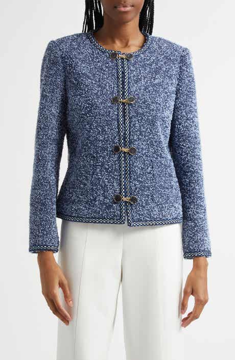 Elie Tahari Dionne Tweed Jacket