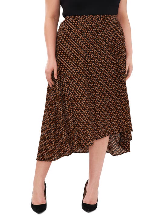 Asymmetric Skirt (Plus Size)