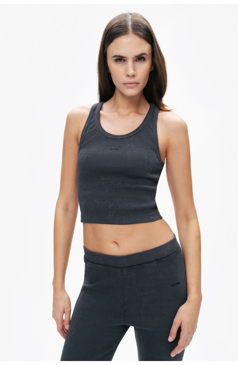 Nocturne Ribbed Bell-Bottom Pants, Alternate, color,