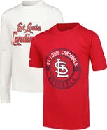 STITCHES Youth Stitches Red/White St. Louis Cardinals T-Shirt Combo Set