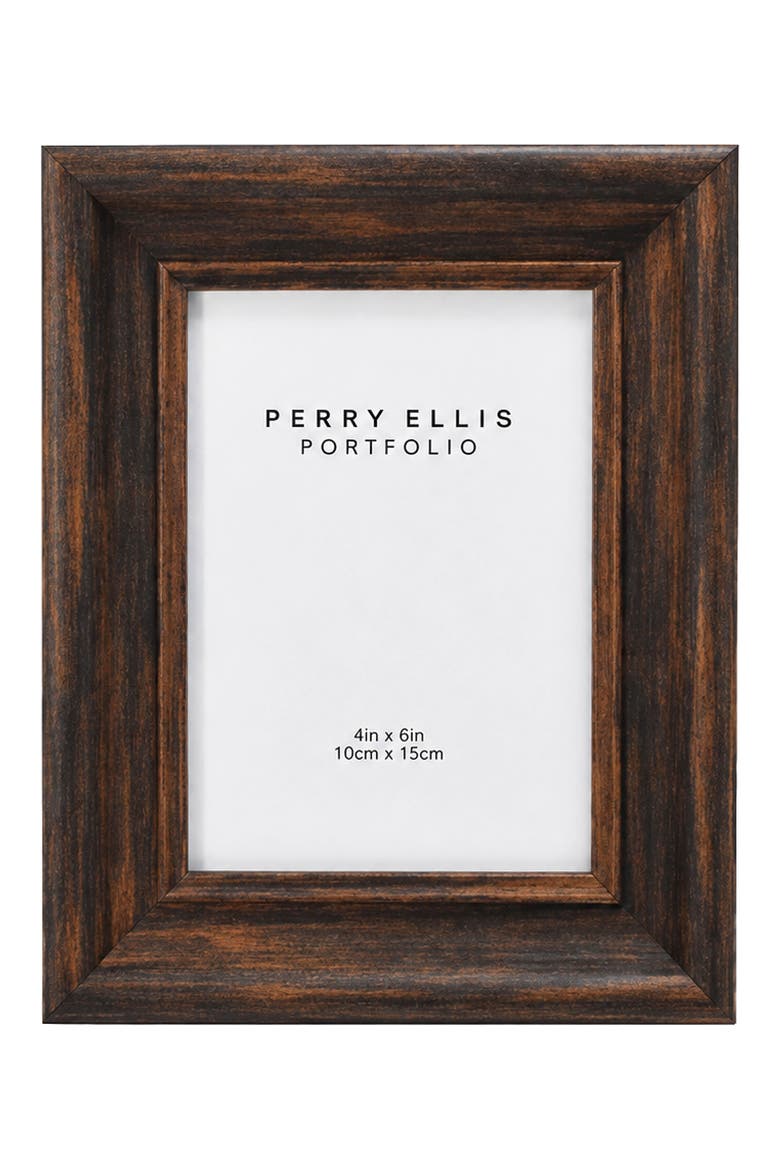 Chunky Beveled Photo Frame, Main, color, BROWN