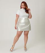 Smak Parlour Plus Size Belted Mini Skirt