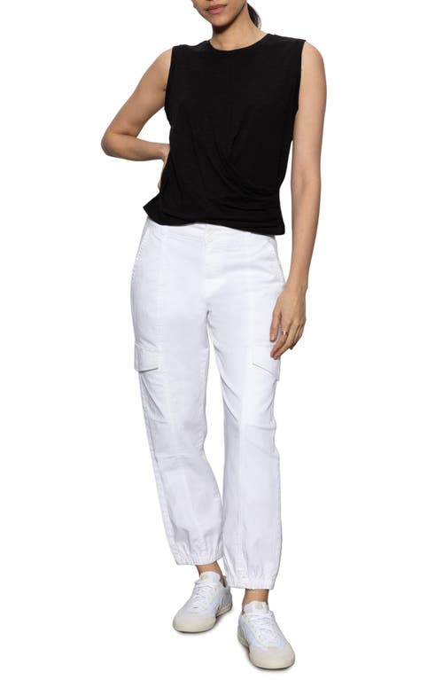 SANCTUARY SANCTUARY DRAPED CREWNECK TANK