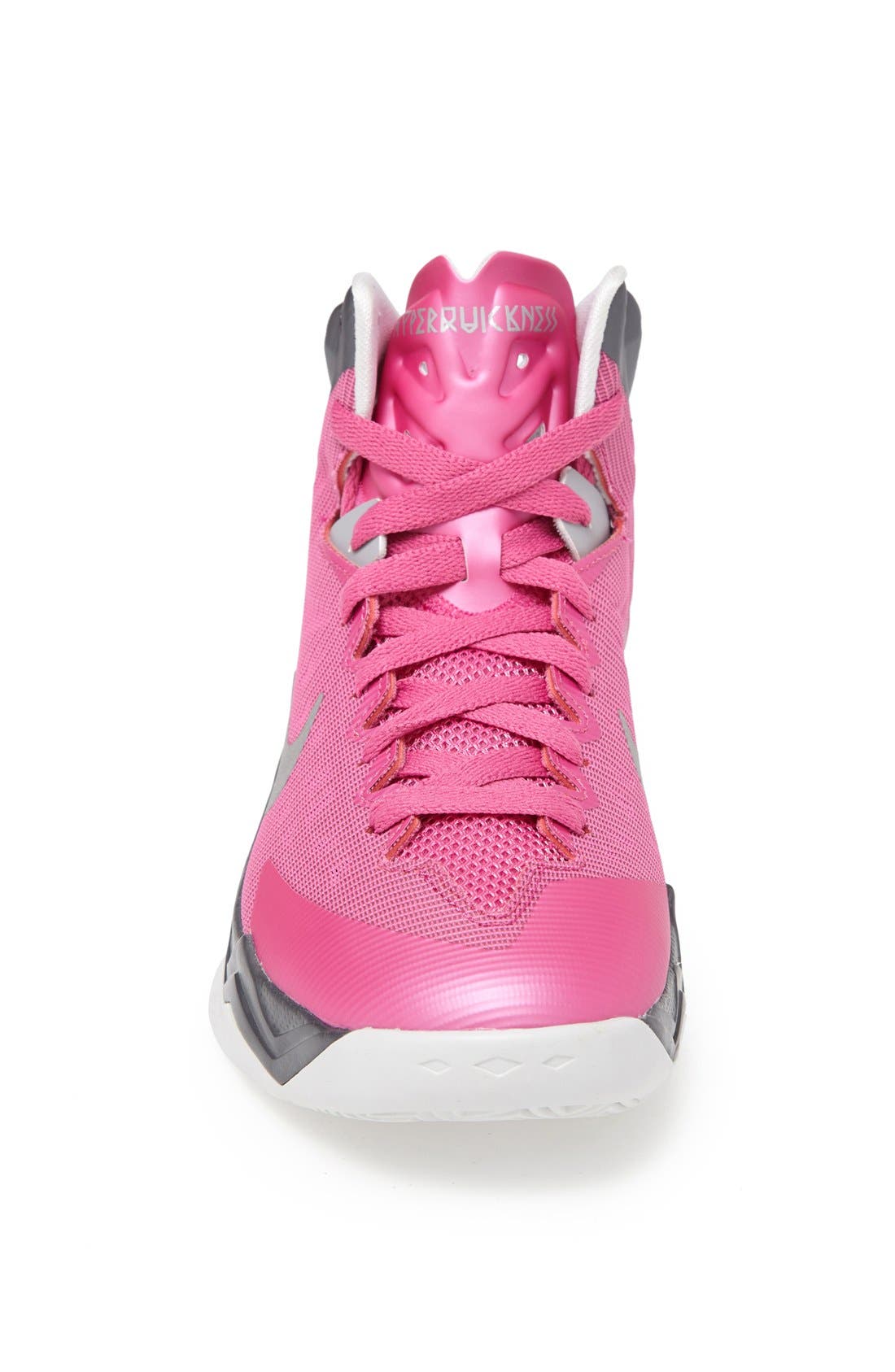 'Hyper Quickness TB' Basketball Shoe, Alternate, color, PINK/ SILVER/ DARK GREY